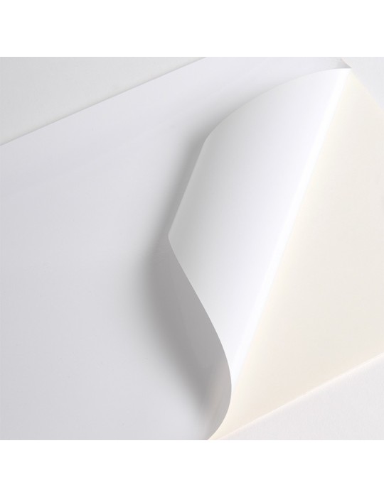 V3101WG - Blanc Brillant adh enlevable incolore